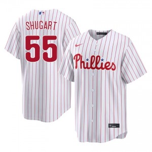 #55 Chase Shugart MLB Men Baseball Jersey | Phils White Fan Gear 52311316