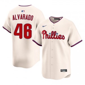 #46 Jose Alvarado Limited Men Baseball Jersey | Philadelphia Cream Fan Gear 71481418