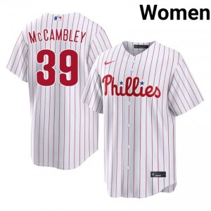Philadelphia Zachary McCambley #39 White Women Baseball Jersey | 2026 Season Official 99918643