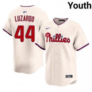 Phils Jesus Luzardo #44 Cream Youth Baseball Jersey | 2026 Season Genuine 50569138